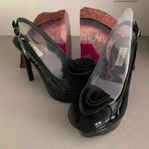 Kelsi Dagger Black Patent Pumps